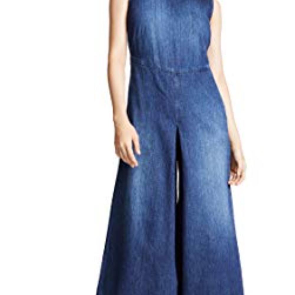 PRPS wide denim jumpsuit NWT size S - Picture 3 of 8